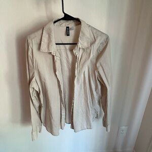 H&M button down cotton shirt